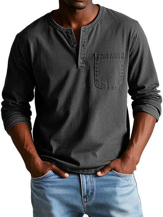 NOAH™ | Casual Classic Henley Shirt