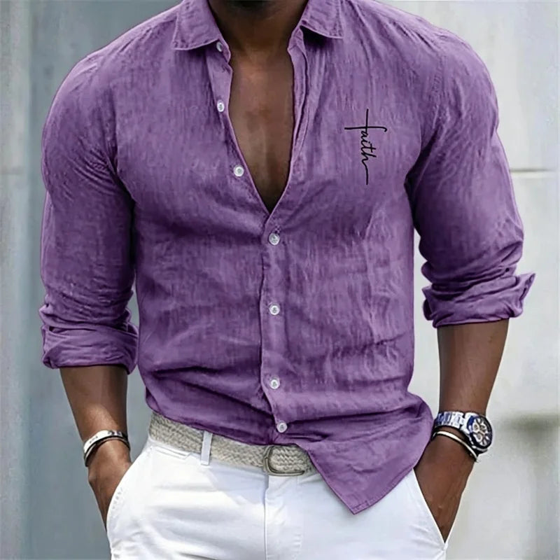 TRISTAN™ | Refined Breathable Button-Up Shirt